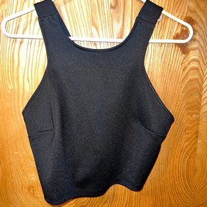 Forever 21 Crop Top Black Large